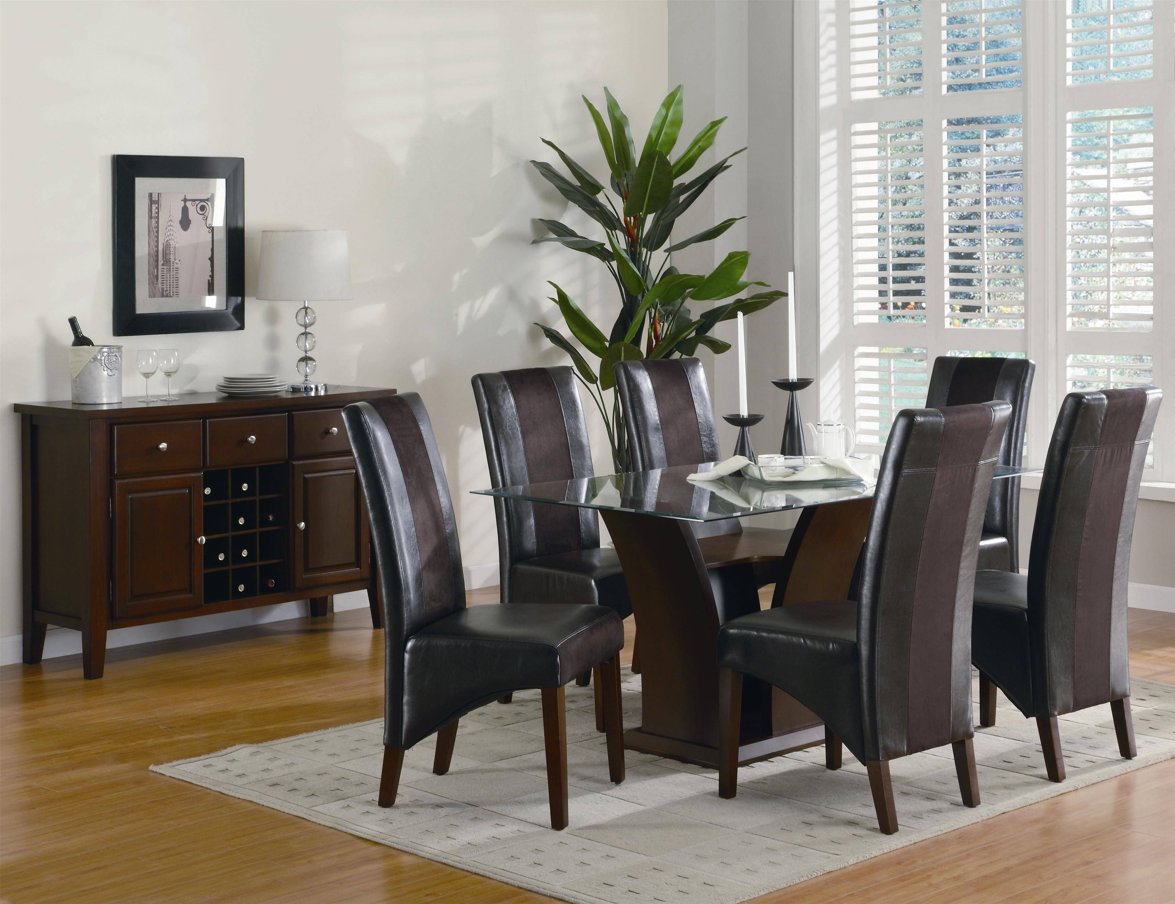 Dining Room Table Chairs And Sideboard – Alliancemv Intended For Dining Room Sets With Sideboards (Photo 1 of 15)