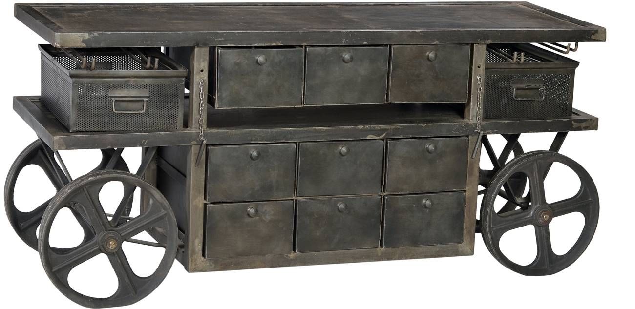 Dov Industrial Sideboard | Artiques Imports For Industrial Sideboards (View 3 of 15)