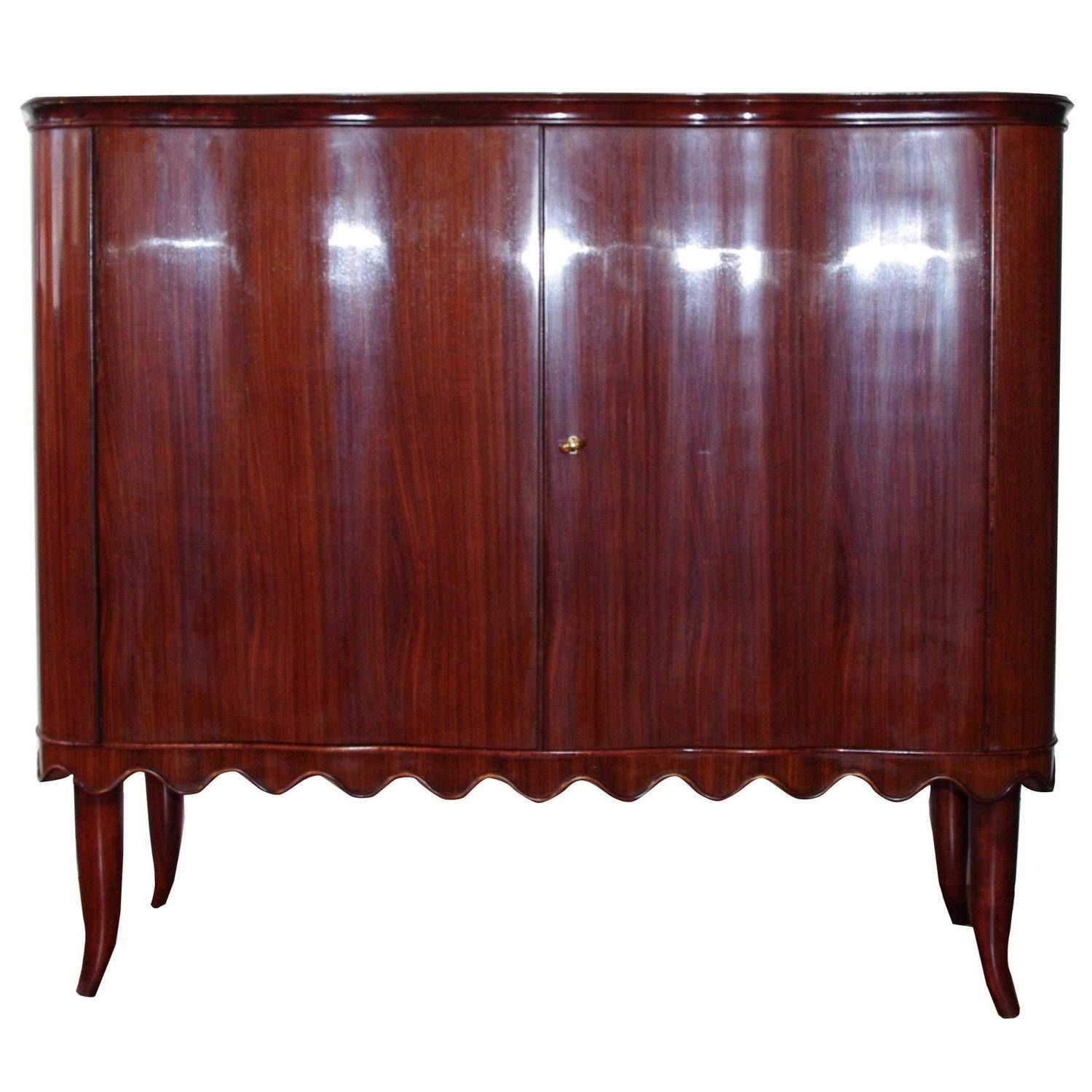 Elegant Italian Bar Cabinetpaolo Buffa For Sale At 1stdibs In Sideboard Bar Cabinet (View 15 of 15)