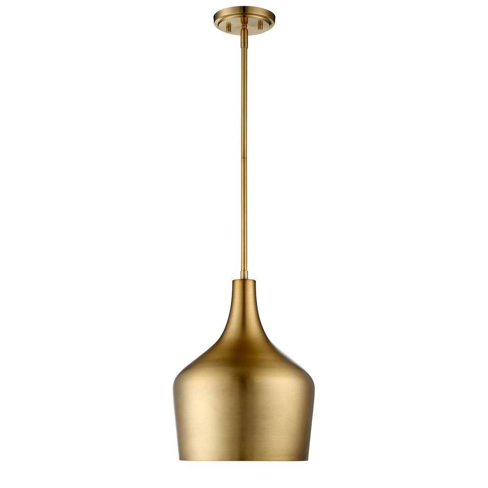 Filament Design 1 Light Natural Brass Pendant Cli Sh474646 – The Throughout Natural Pendant Lights (View 8 of 15)