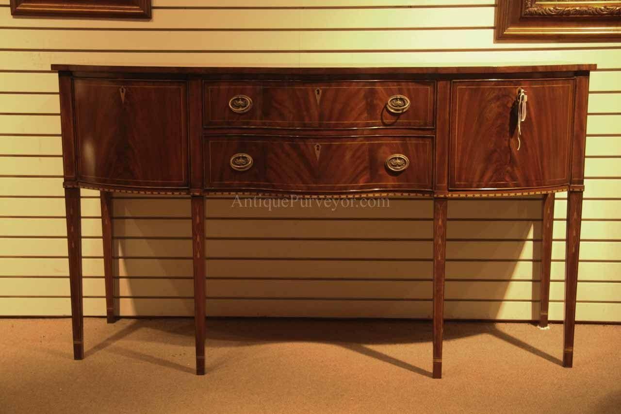 Formal Hepplewhite Style Mahogany Sideboard For The Dining Room Regarding Hepplewhite Sideboards (View 2 of 15)