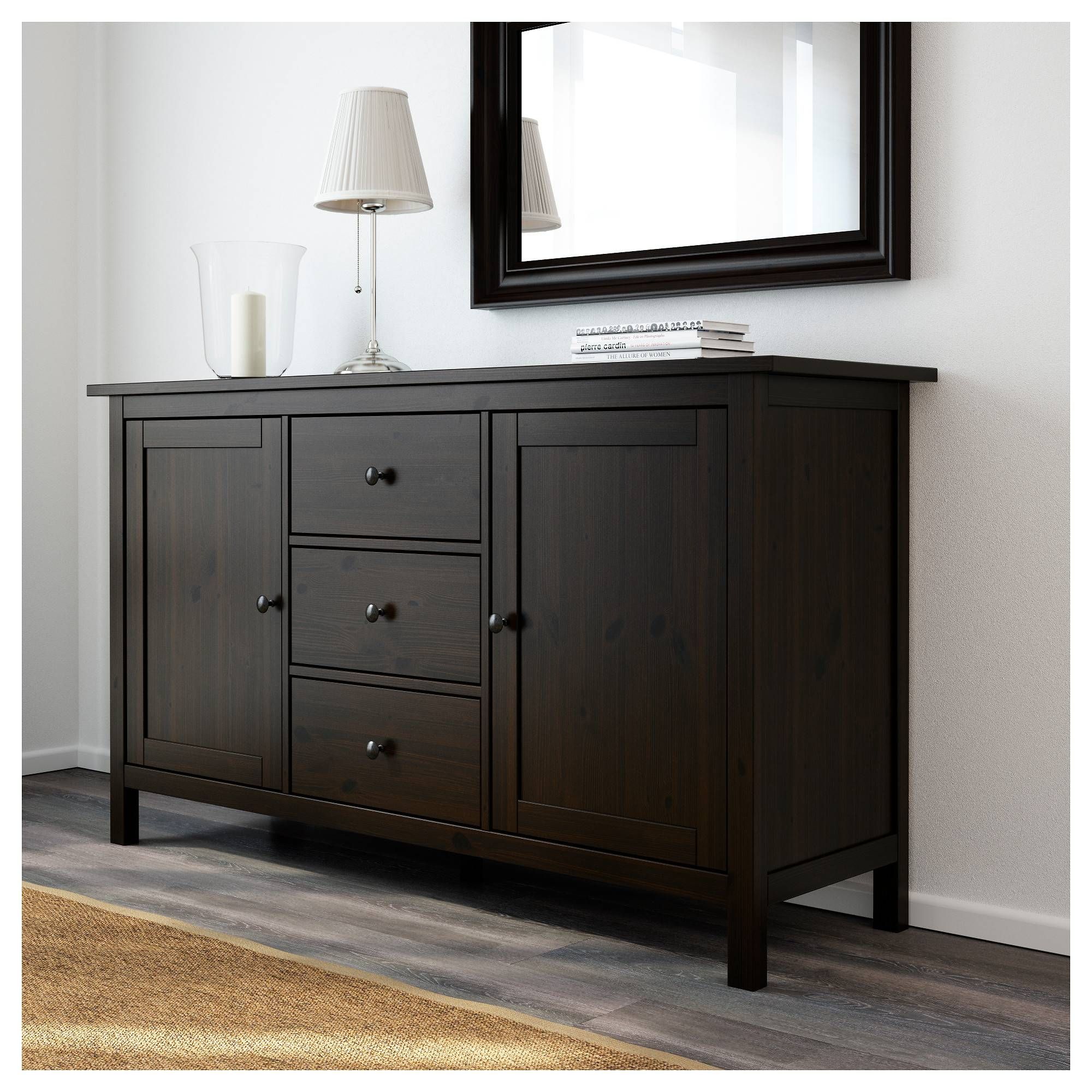 Hemnes Sideboard – White Stain – Ikea Intended For Storage Sideboards (Photo 11 of 15)