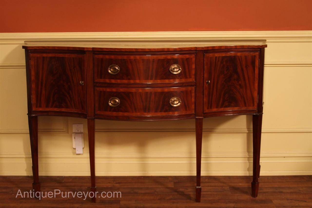 Hepplewhite Or Federal Sideboard, High End Furniture Regarding Mahogany Sideboards Buffets (Photo 5 of 15)