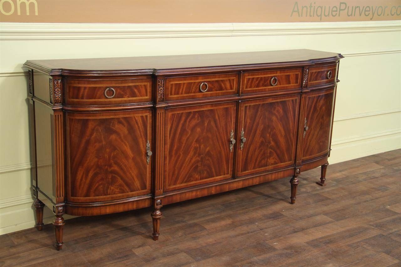 High End Antique Reproduction Dining Room Sideboard Intended For Mahogany Sideboards (View 10 of 15)