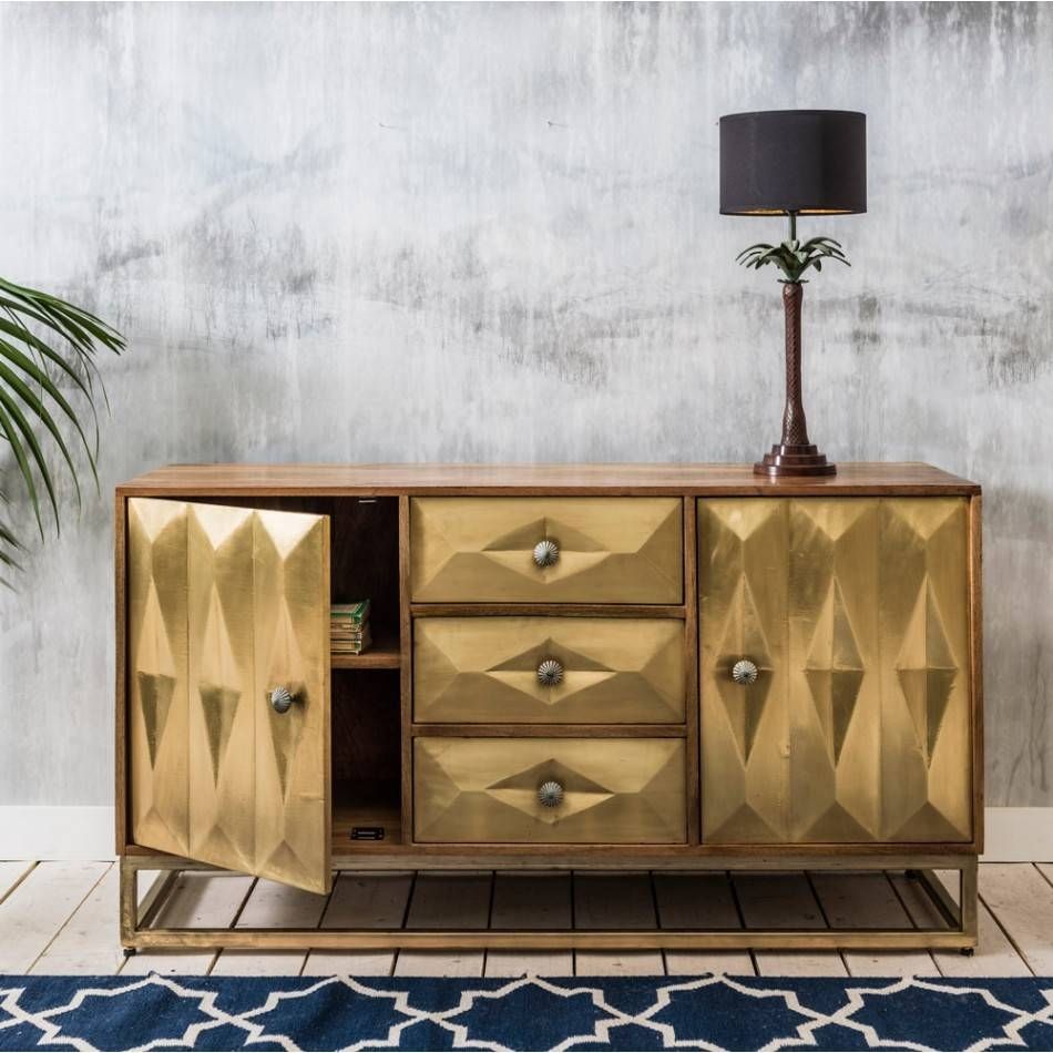 Featured Photo of 15 Inspirations Gold Sideboards