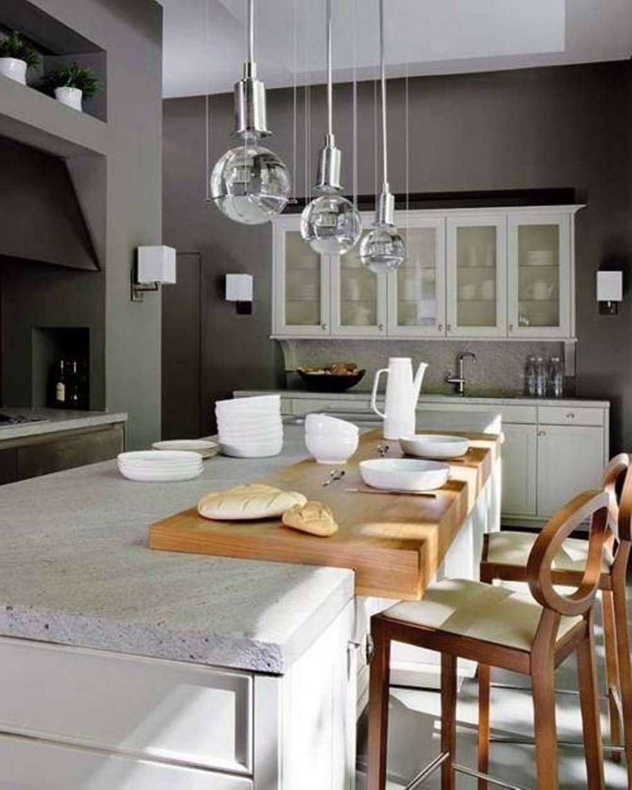 Kitchen Lights Over Island Pendant • Kitchen Lighting Ideas With Regard To Island Pendant Lights (View 11 of 15)