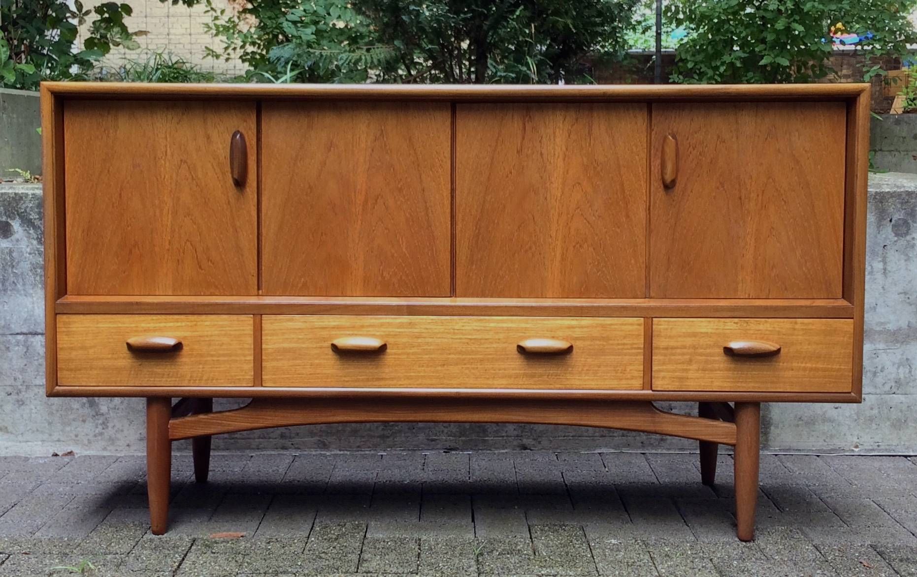 Mid Century Teak Sideboard From The Brasilia Range From G Plan Intended For G Plan Sideboards (View 10 of 15)