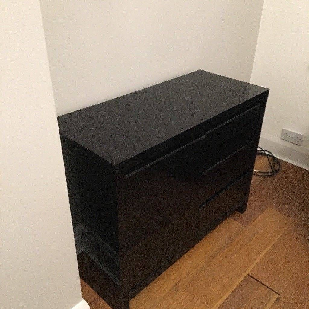 Next Black Gloss Sideboard | In Childwall, Merseyside | Gumtree Inside Next Black Gloss Sideboards (View 9 of 15)
