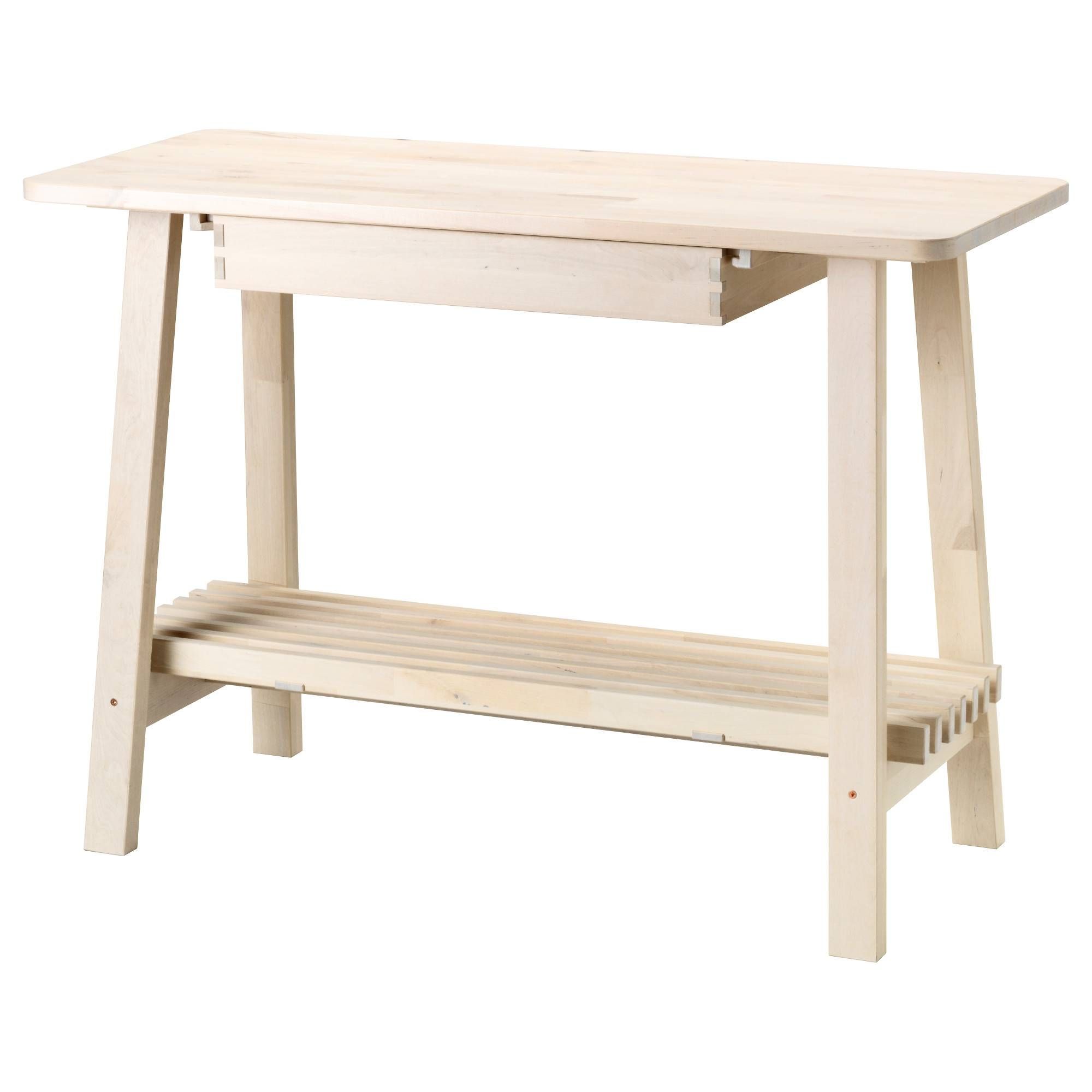 Norråker Sideboard White Birch 120x50 Cm – Ikea Regarding Sideboard Tables (Photo 12 of 15)
