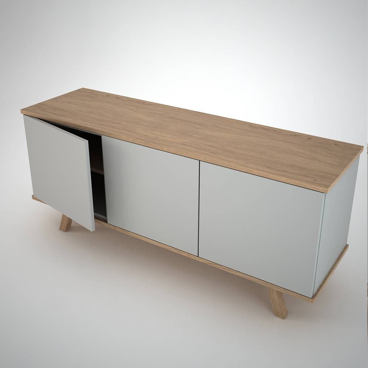 Ottawa Sideboard (3) Clay – Join Furniture Regarding Sideboard Furniture (View 5 of 15)