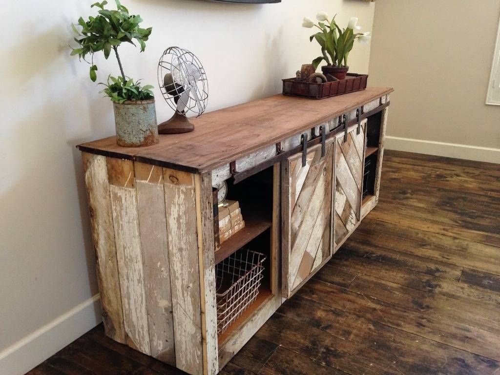 Setting An Rustic Buffet Table For Rustic Sideboards Buffets (Photo 4 of 15)