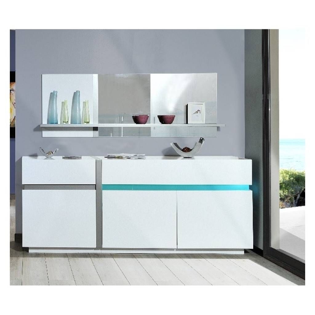 Sideboard Cross White Sideboard With Led Lights Sideboards Sena Intended For Sideboards With Lights (View 3 of 15)