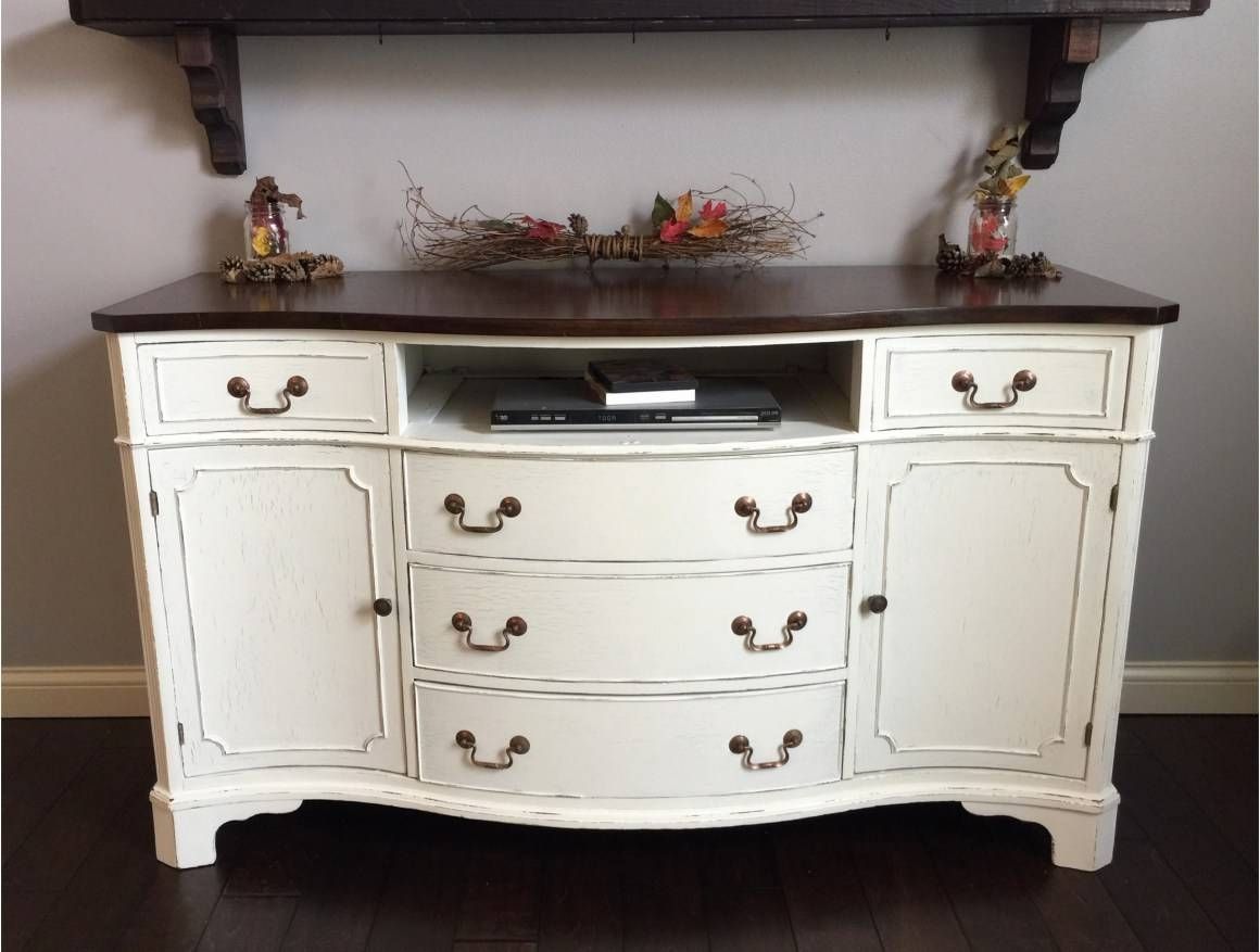 Sideboard : Distressed Sideboards And Buffets Enchanting White Within Distressed Sideboards And Buffets (View 13 of 15)