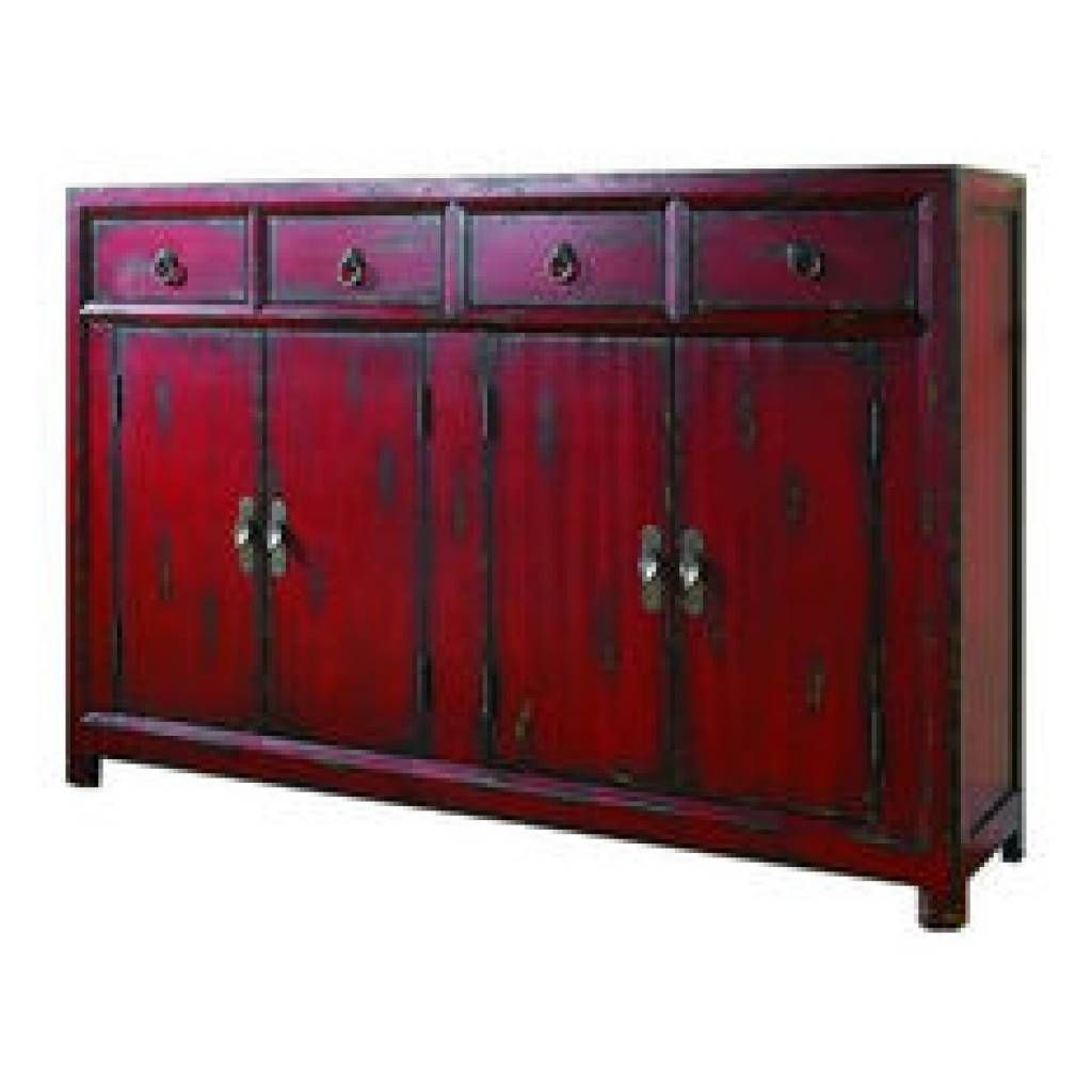 Sideboard Red Buffets And Sideboards | Houzz Within Red Buffet With Regard To Red Buffet Sideboards (Photo 9 of 15)