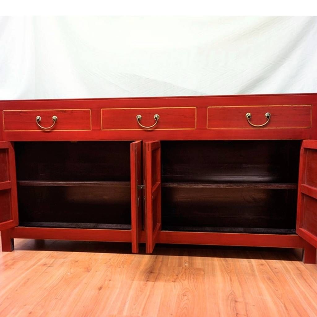 Sideboard Red Sideboard Buffet Modern — New Decoration : Red With Regard To Red Sideboards Buffets (View 7 of 15)