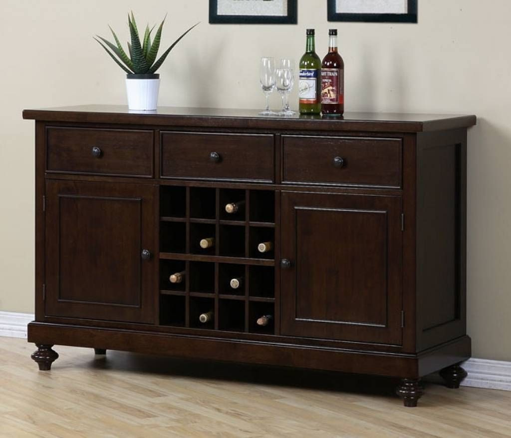 Sideboard Sideboards. Stunning Buffet Table With Wine Storage With Storage Sideboards (Photo 13 of 15)