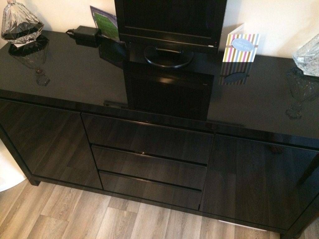 Sideboard Used Next Black Gloss Sideboard In Tn14 Halstead For Within Next Black Gloss Sideboards (View 6 of 15)