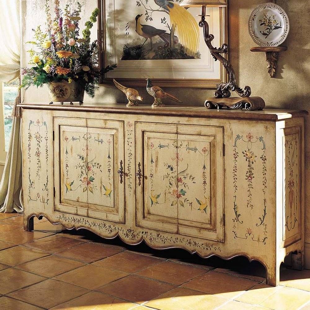 Sideboards. Inspiring Country Style Hutches And Buffets: Country In French Sideboards (Photo 7 of 15)