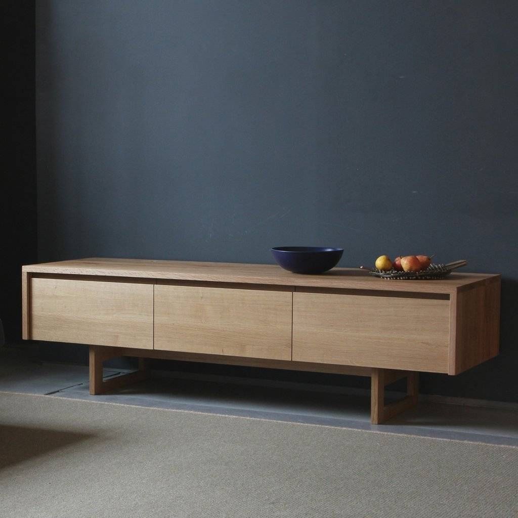 Sideboards: Interesting Low Sideboard Oak Sideboards, Small Intended For Low Wooden Sideboards (View 3 of 15)