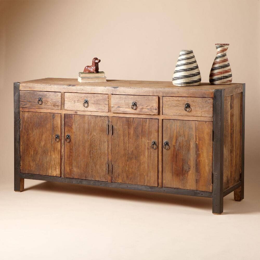 Sideboards: Stunning Wooden Sideboard Kitchen Buffet And With Wooden Sideboards (Photo 4 of 15)