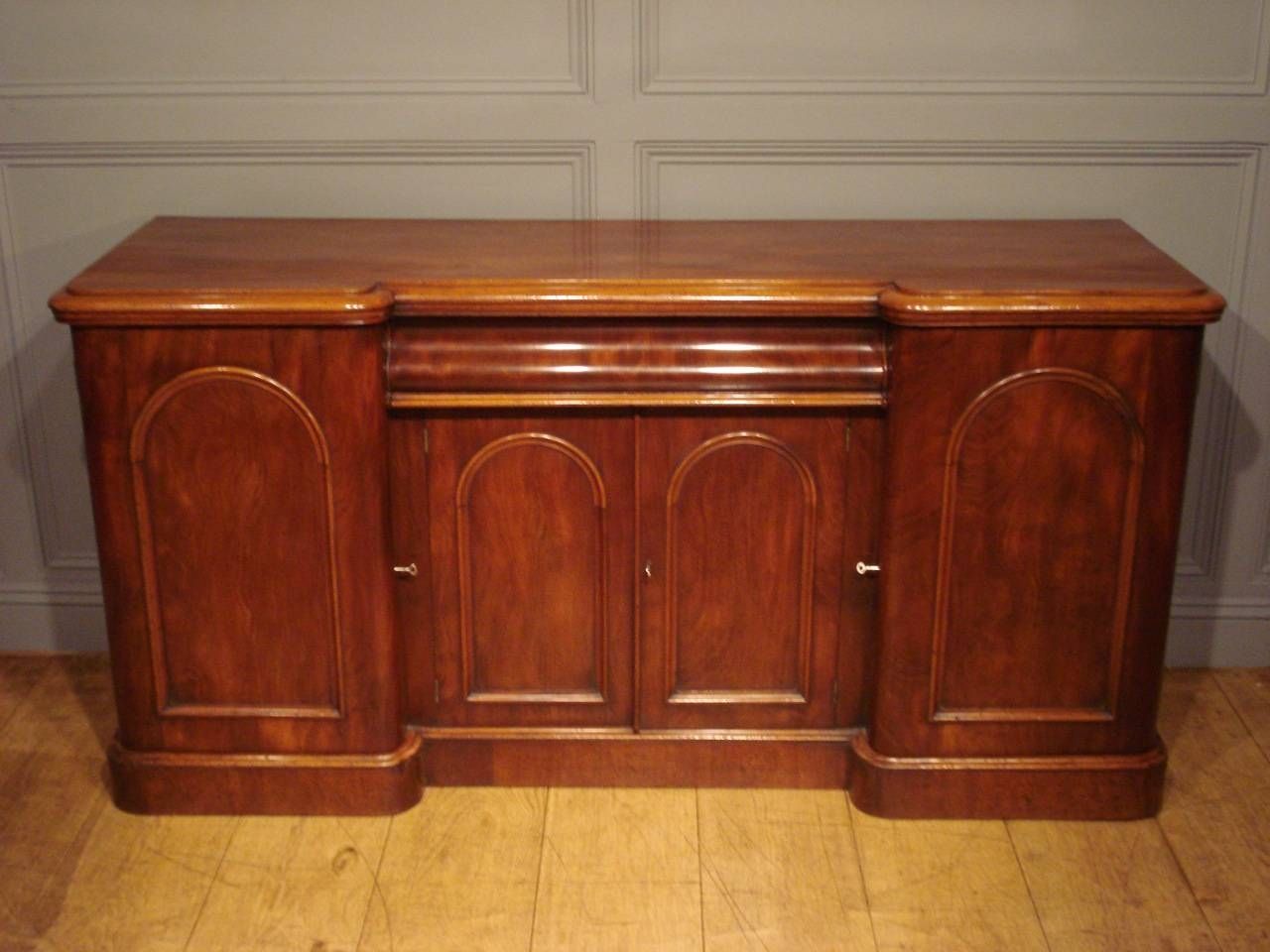 Sold/mid 19th Century Mahogany Sideboard – Antique Sideboards Inside Mahogany Sideboards (View 7 of 15)