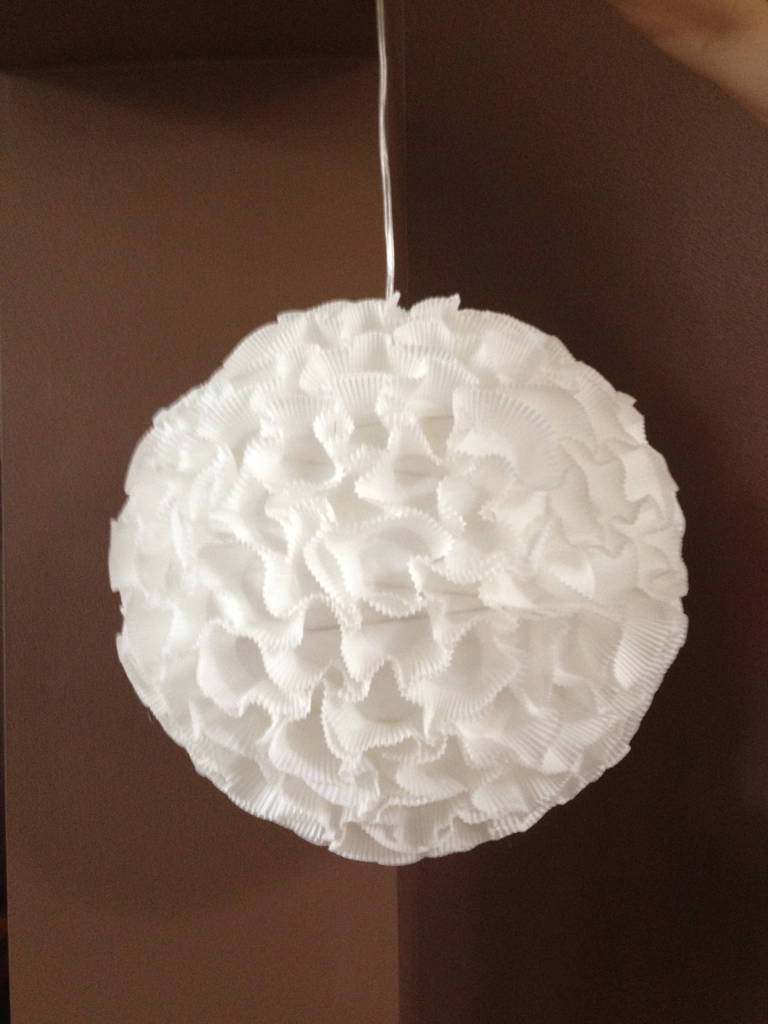 Stunning Paper Pendant Light With House Decorating Plan White For Flower Pendant Lights (View 15 of 15)