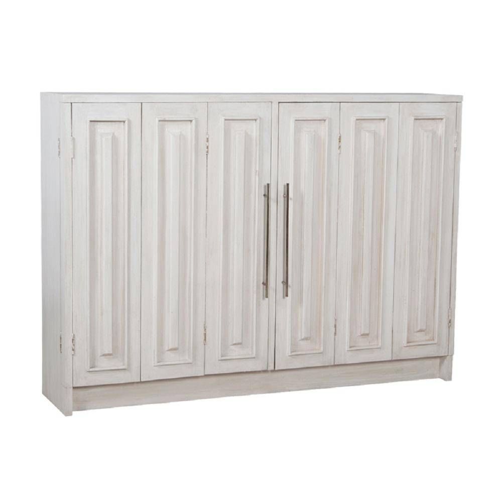 Titan Lighting Parsons Manor White Wash Buffet With 2 Doors Tn Within Whitewash Buffets Sideboards (View 6 of 15)