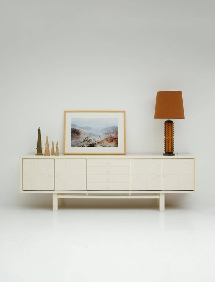 Vintage Brutalist Oak Sideboard For Sale At Pamono For Cream And Oak Sideboards (View 6 of 15)