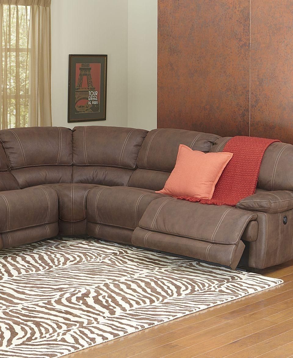 Featured Photo of 10 Best Collection of Jedd Fabric Reclining Sectional Sofas