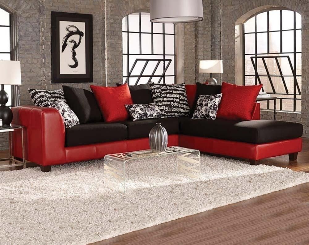20 Photos Red Black Sectional Sofa | Sofa Ideas Intended For Red Black Sectional Sofas (View 1 of 10)