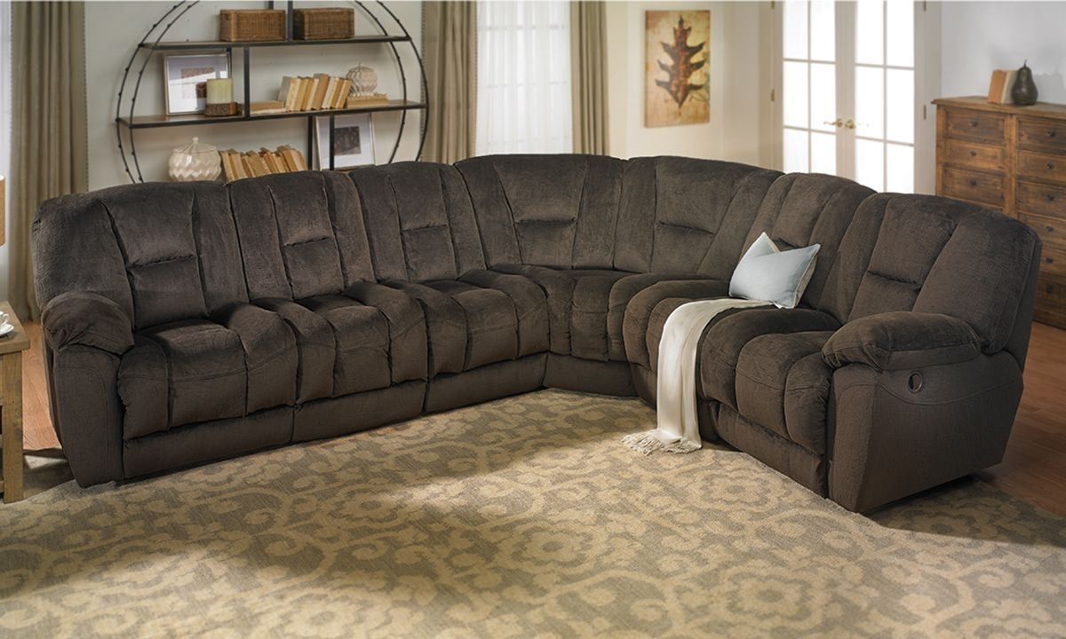 Angelica Duel Reclining Memory Foam Sectional Sofa | The Dump In Dallas Sectional Sofas (Photo 10 of 10)