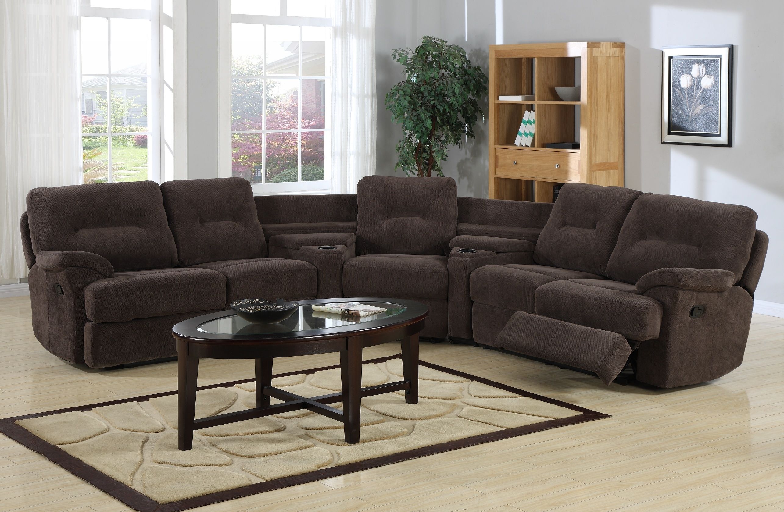 Astonishing 3 Piece Sectional Sofa With Recliner 35 For Your Intended For Portland Sectional Sofas (Photo 8 of 10)