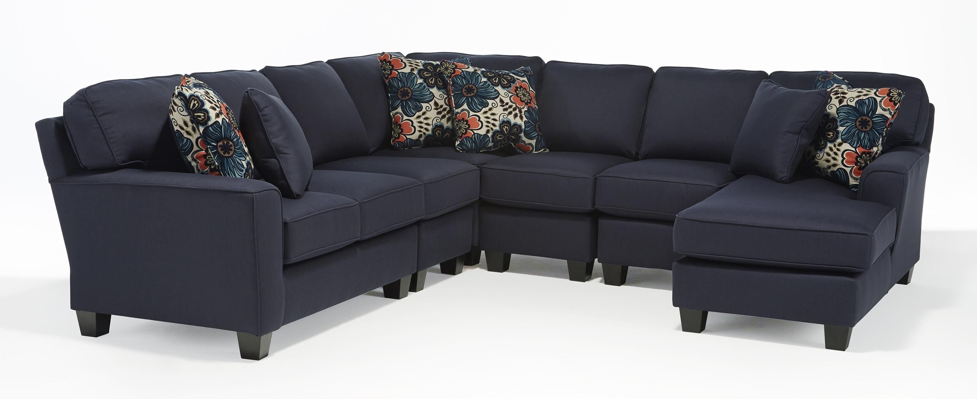 Best Home Furnishings Annabel Five Piece Customizable Sectional Sofa Regarding Home Furniture Sectional Sofas (View 5 of 10)
