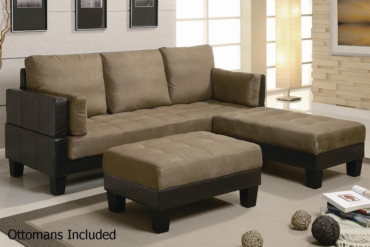 2024 Best Of Sectional Sofas That Turn Into Beds   Brown Leather Sectional Sofa And Ottoman Steal A Sofa Furniture With Regard To Sectional Sofas That Turn Into Beds 