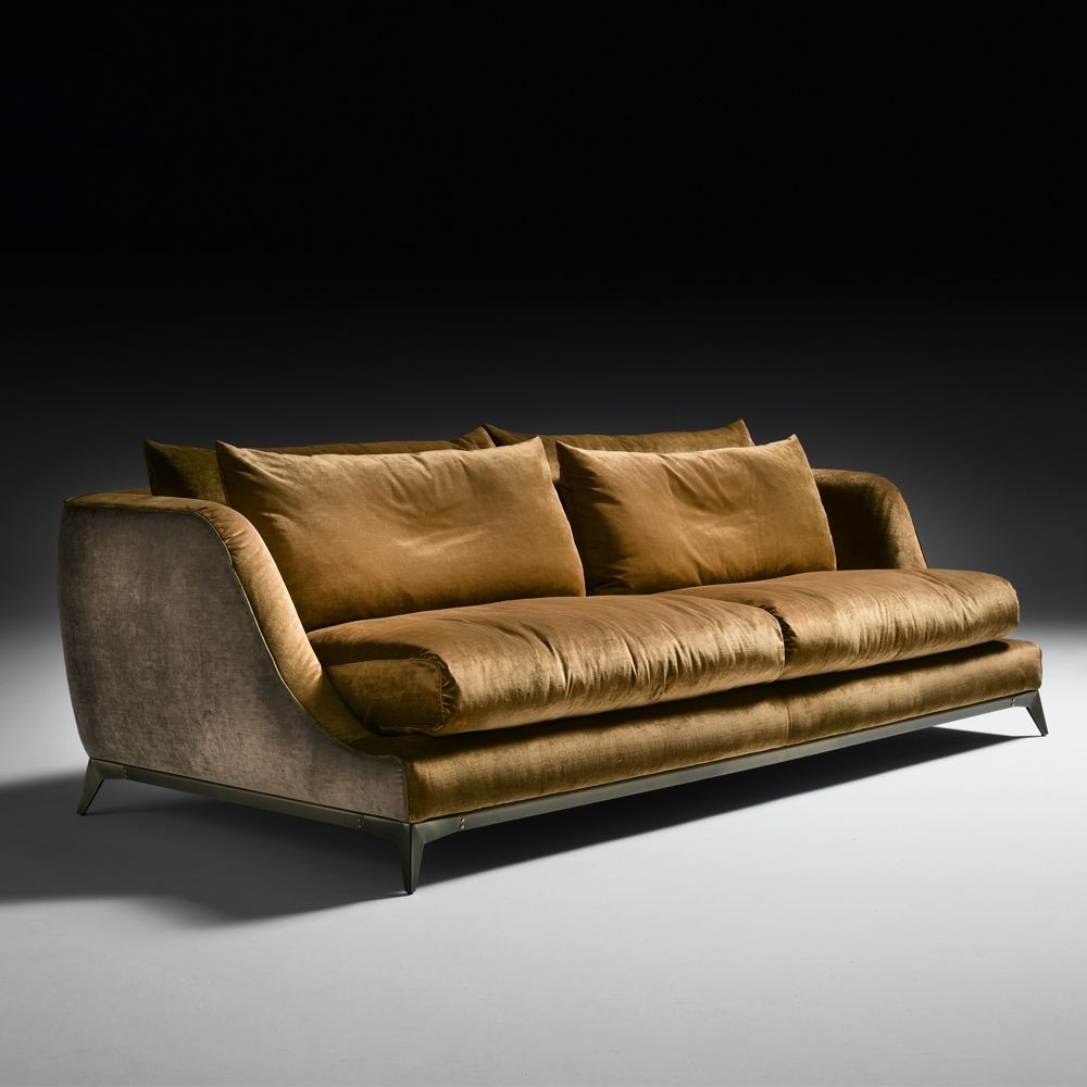 Contemporary Designer Velvet Sofa | Juliettes Interiors Inside Velvet Sofas (View 6 of 10)