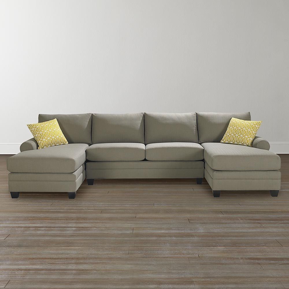 Cu.2 Upholstered Double Chairse Sectional Throughout Sectional Sofas With 2 Chaises (Photo 1 of 10)
