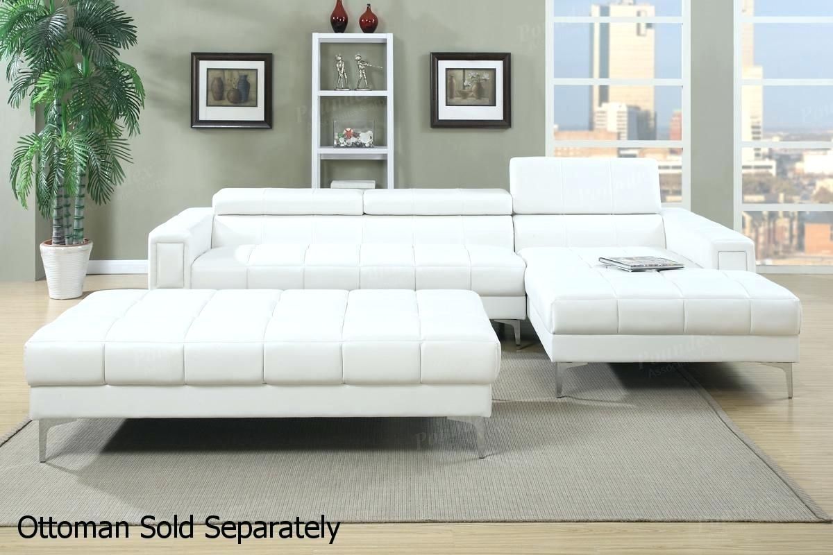 Decoration: Tufted Sectional Sofa With Chaise White Leather Espresso Throughout Tufted Sectional Sofas With Chaise (View 4 of 10)