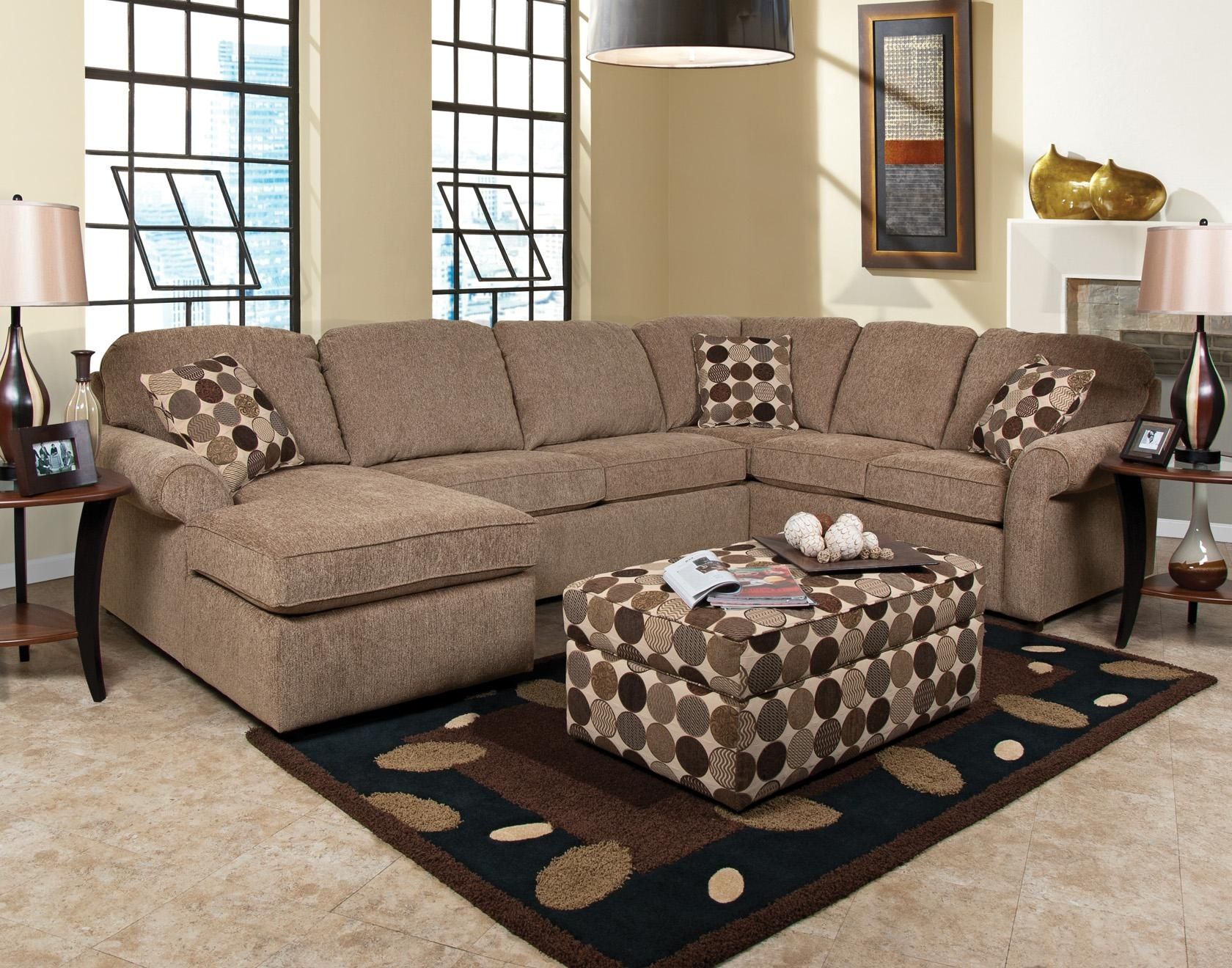 England Malibu 5 6 Seat (right Side) Chaise Sectional Sofa Regarding England Sectional Sofas (View 3 of 10)