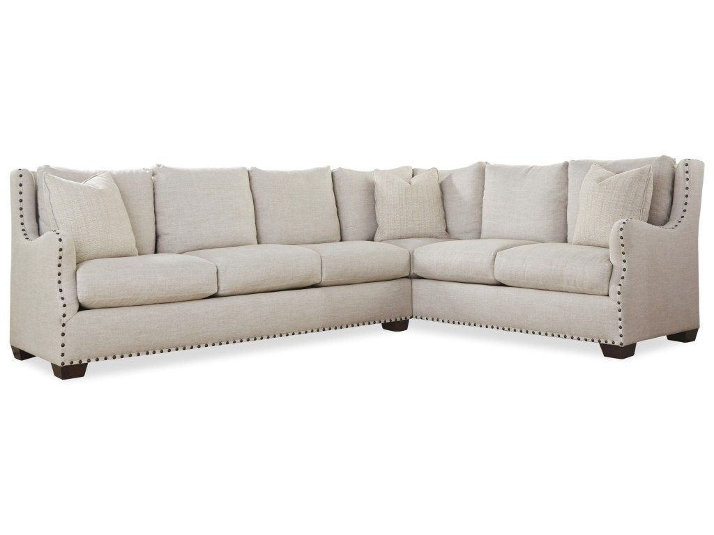 Entranching Sectional Sofa With Nailhead Trim Universal Connor In Sectional Sofas With Nailhead Trim (View 3 of 10)