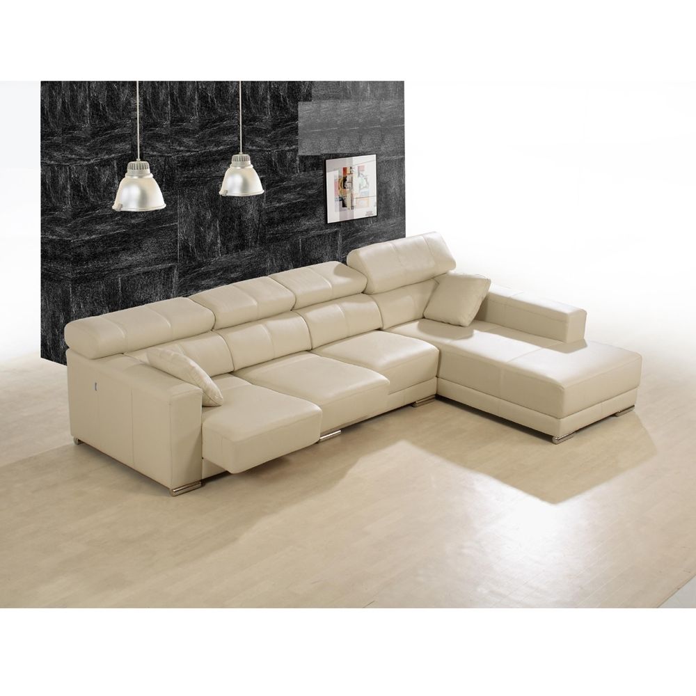 Enzo Leather Sectional Sofa | Modern Sectional Sofas Vancouver Within Sectional Sofas At Bc Canada (Photo 1 of 15)