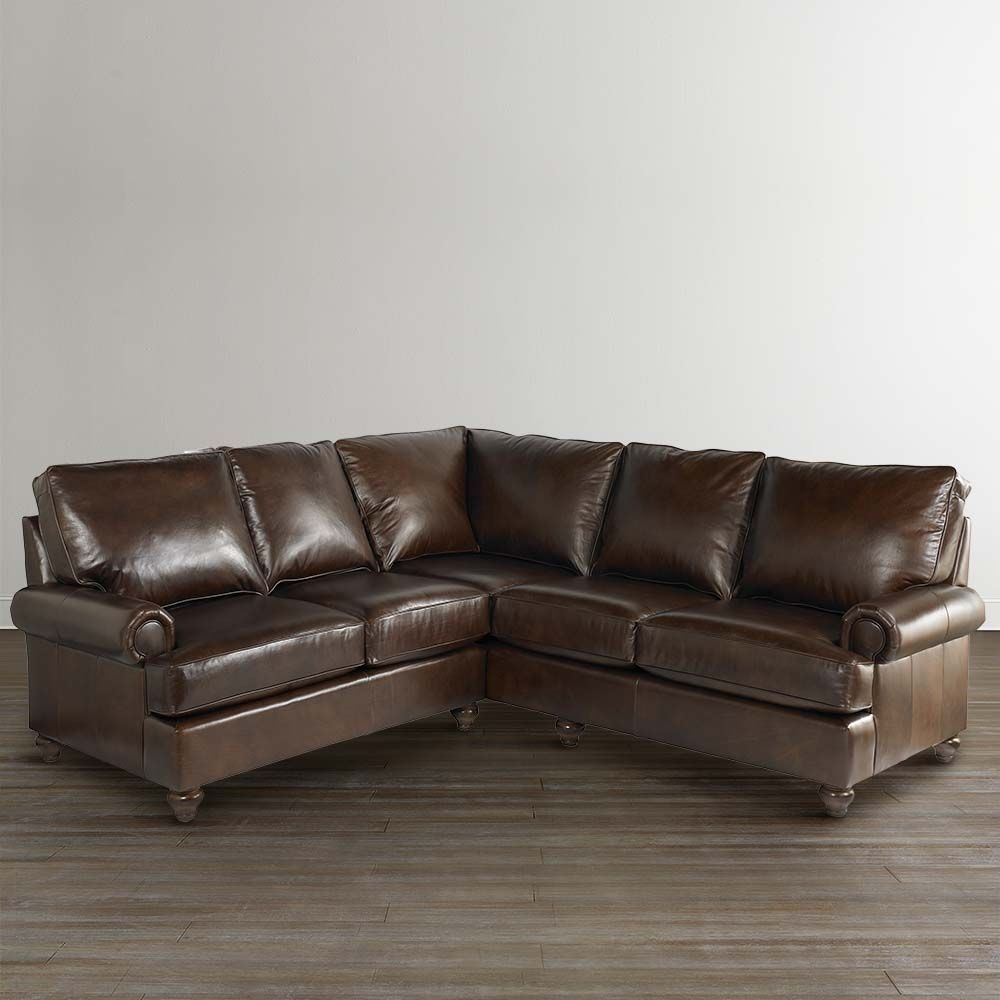 Fabulous Small Leather Sectional Sofa Good On Room Ideas With – Saomc (View 1 of 10)