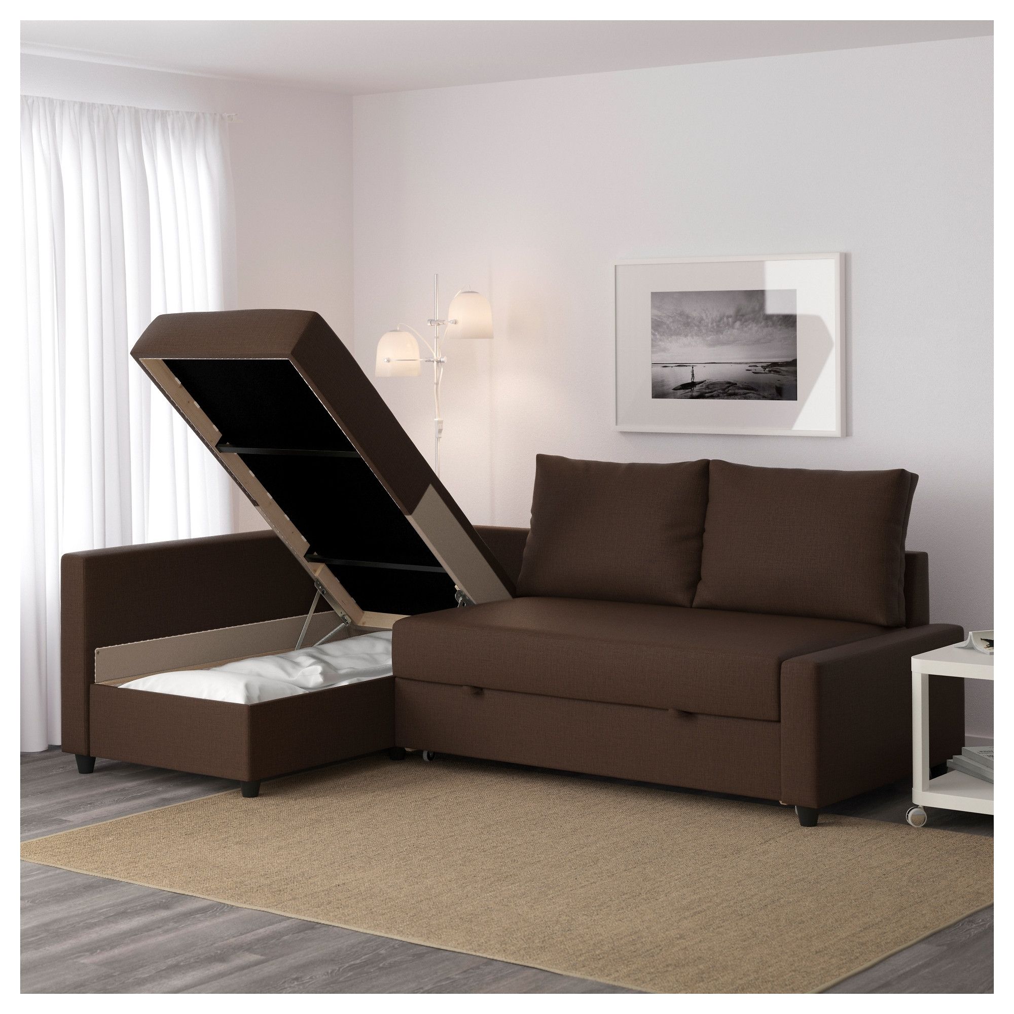 Friheten Corner Sofa Bed With Storage – Skiftebo Dark Gray – Ikea With Regard To Ikea Corner Sofas With Storage (Photo 5 of 10)