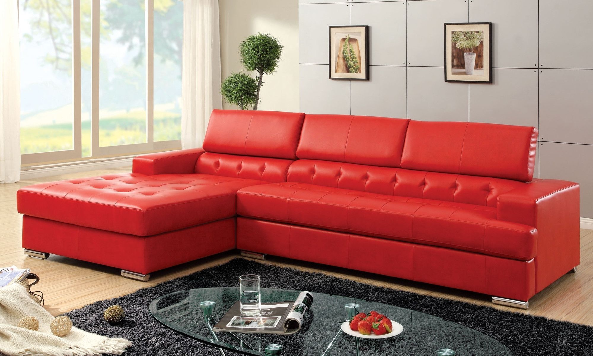 Furniture: Awesome Modern Stylish Living Room Interior Design With Intended For Red Leather Reclining Sofas And Loveseats (View 12 of 15)
