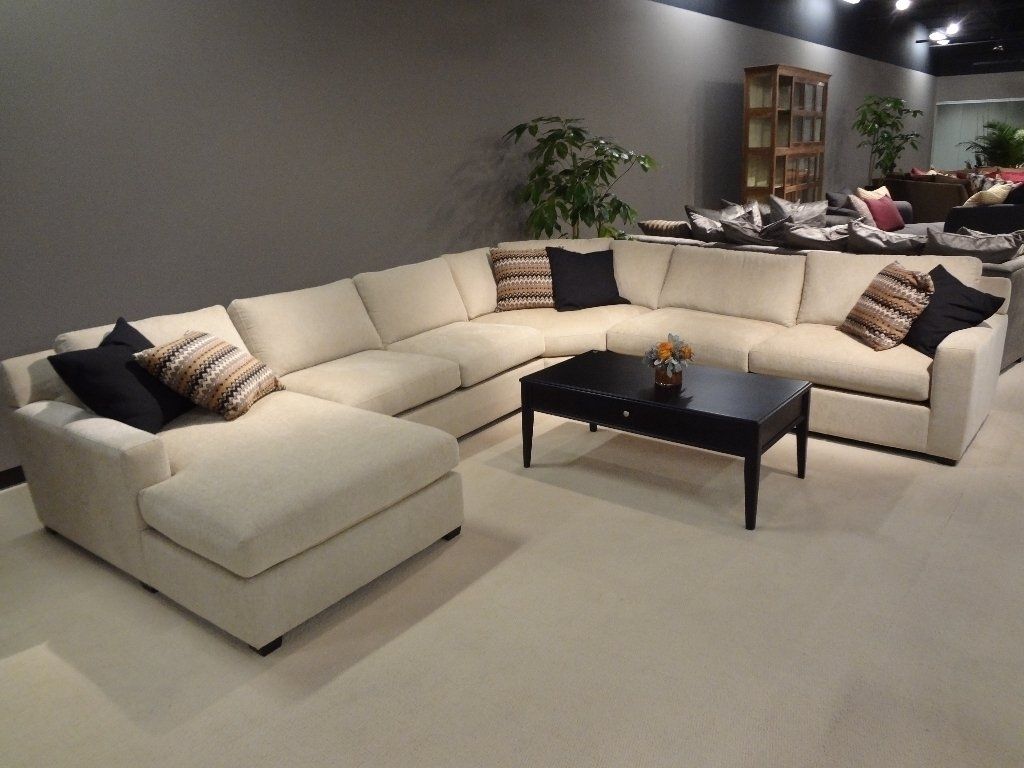 Furniture: Decorate Deep Sectional Sofa With Pillows — Deep Inside Deep Seating Sectional Sofas (View 8 of 10)
