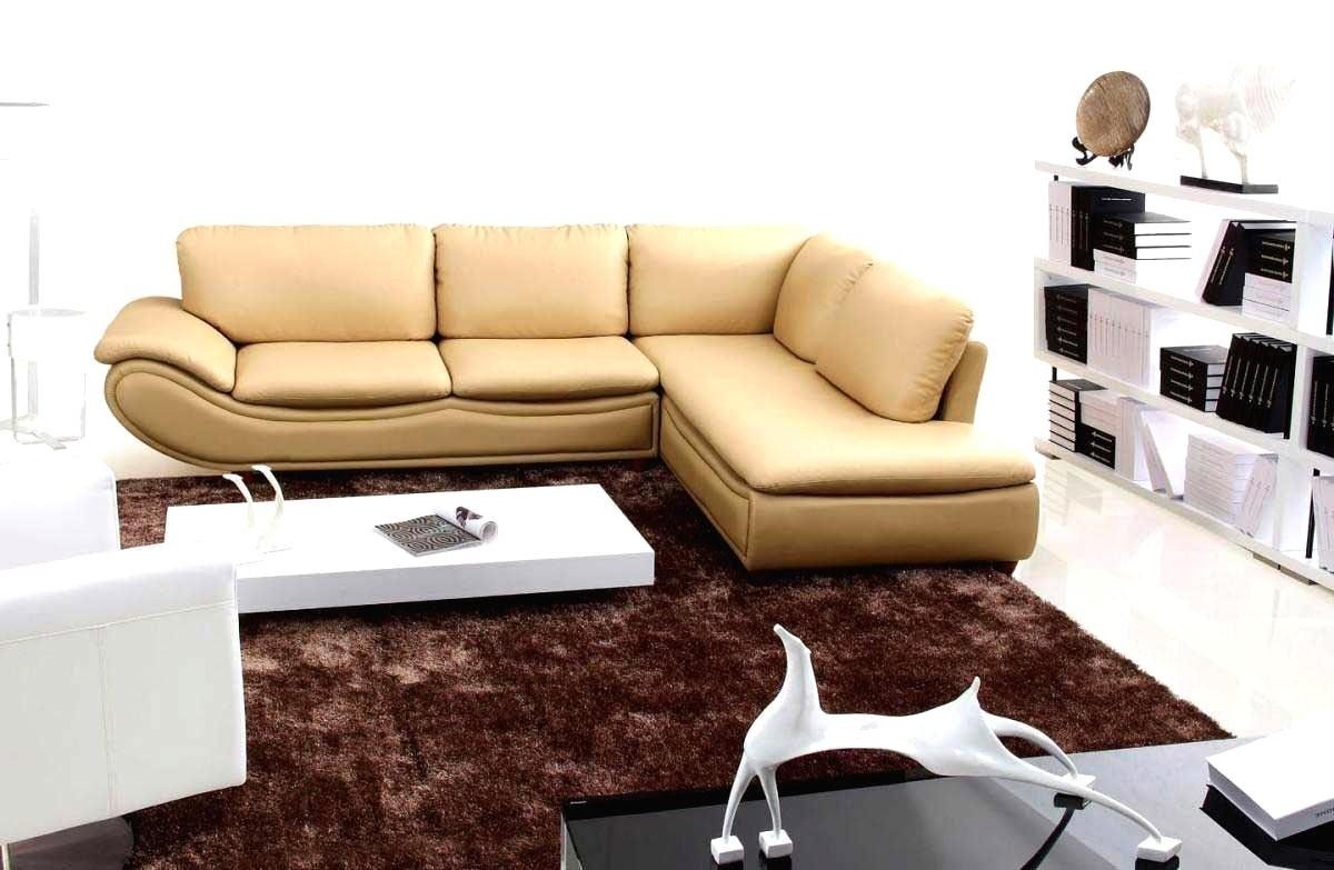 Furniture Grey Leather Sectional Sofa With Chaise Plus Cream Fur Regarding Narrow Spaces Sectional Sofas 