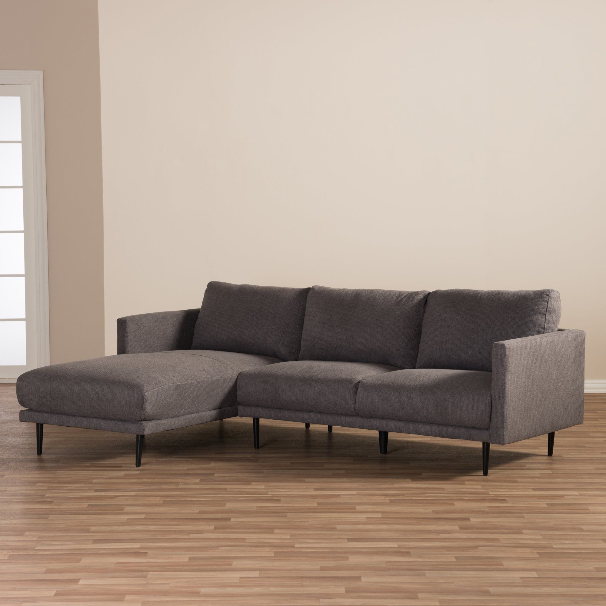 Furniture: Modern Grey Sectional | Sectional Sofas Chicago | Baxton Intended For Sectional Sofas At Chicago (View 6 of 15)