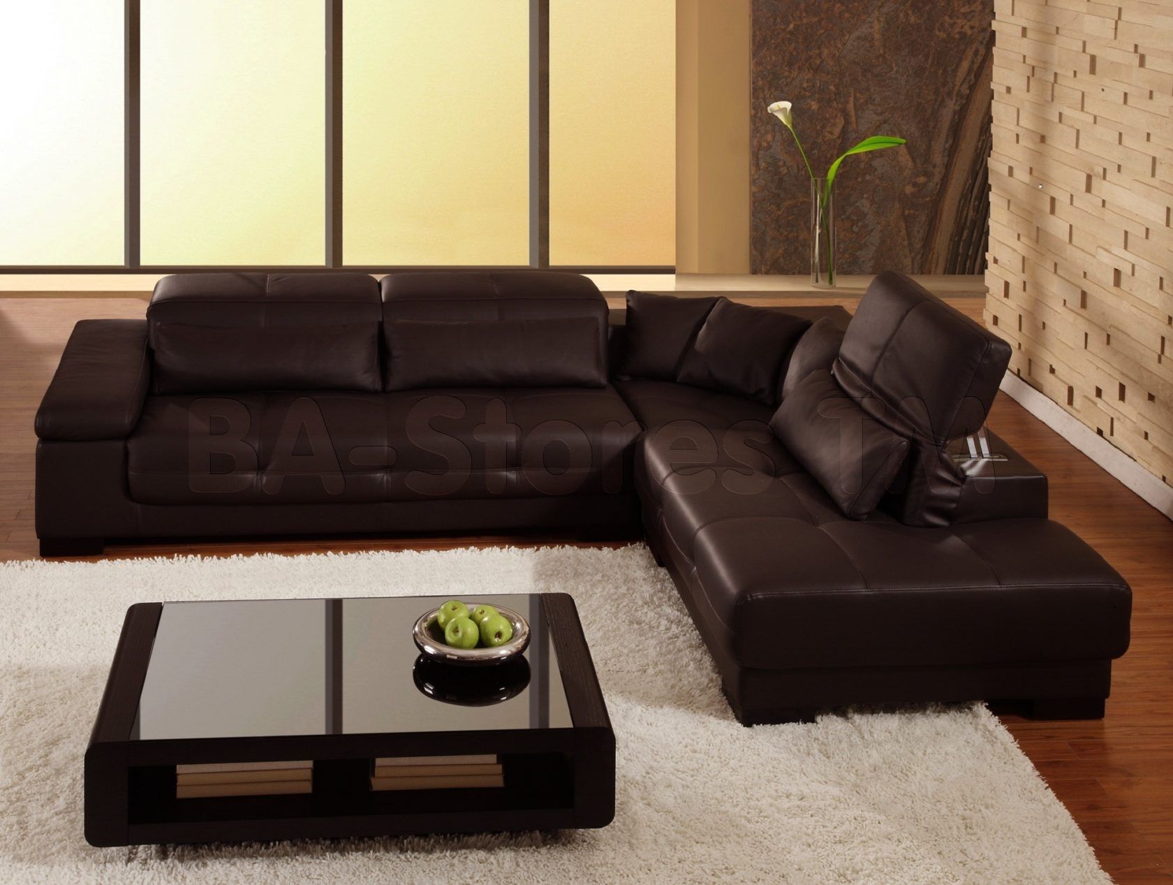 Glamorous Brown Leather Sectional Sofa Clearance 15 For Sectional With Raleigh Nc Sectional Sofas (View 1 of 10)