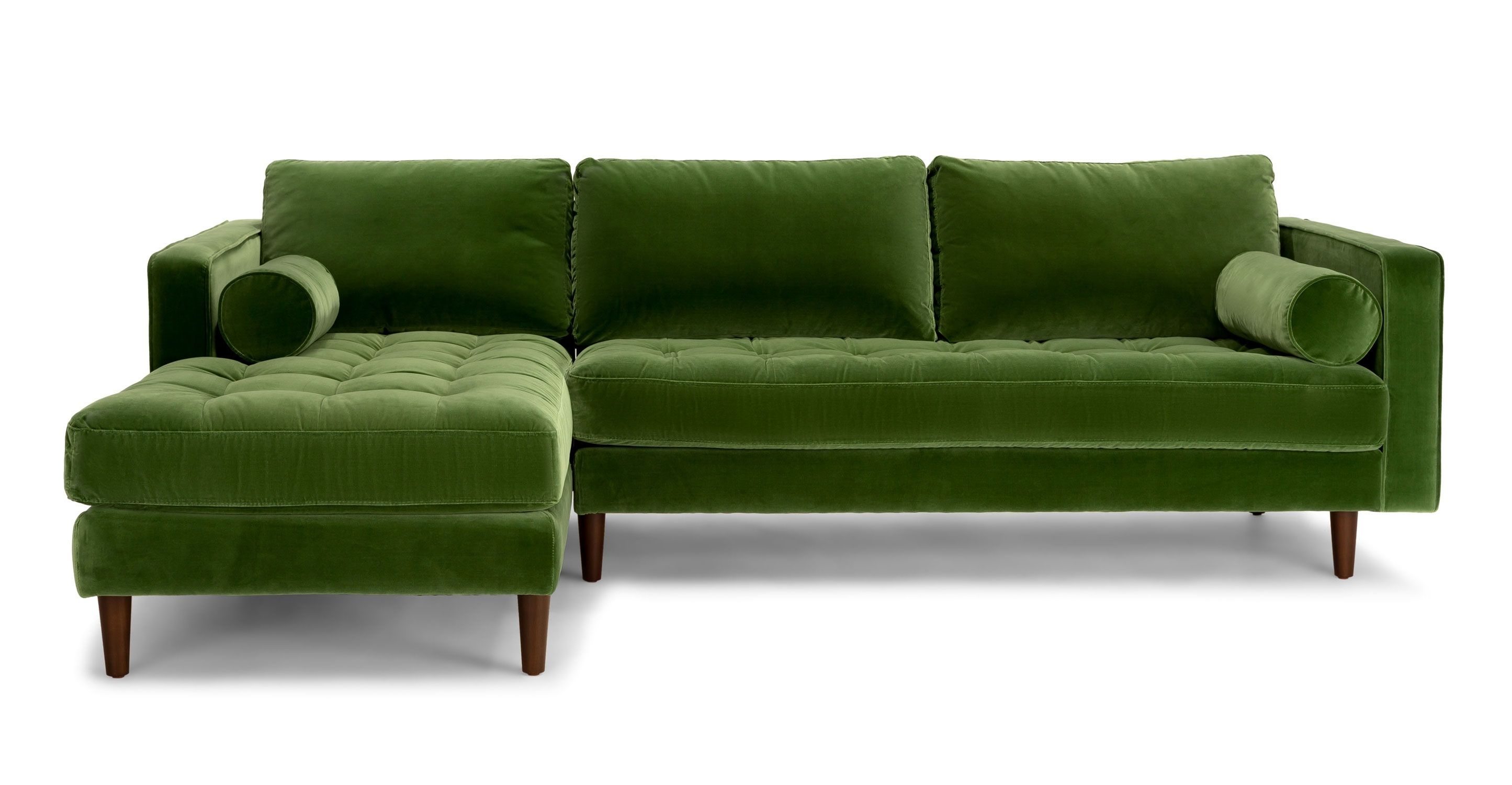 olive green sectional living room