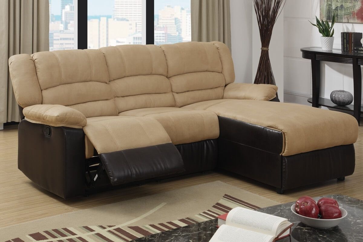 Hazelnut Sectional Sofa Ottoman • Sectional Sofa Pertaining To Sectional Sofas Under 800 (Photo 5 of 10)