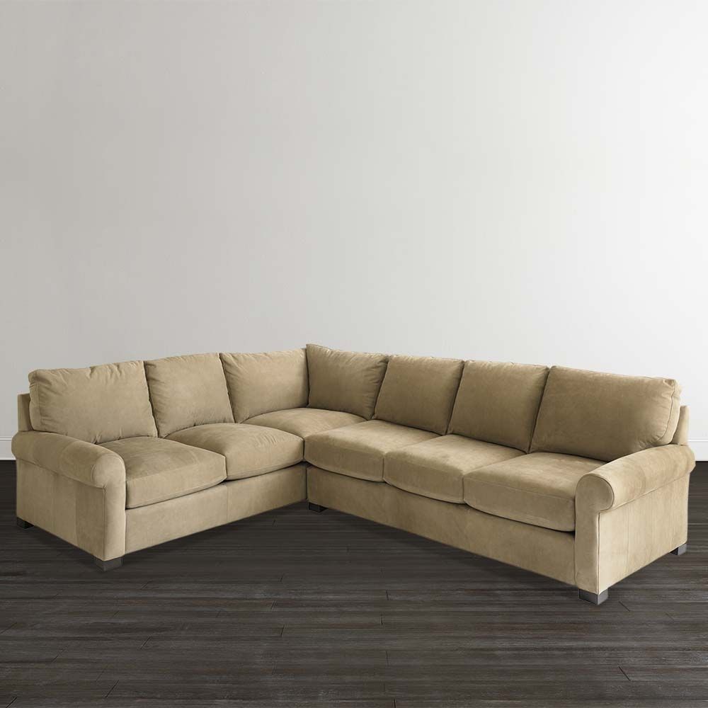 Home Decor: Cozy Leather L Shaped Couch Plus Scarborough Sofa As In L Shaped Sofas (View 7 of 10)